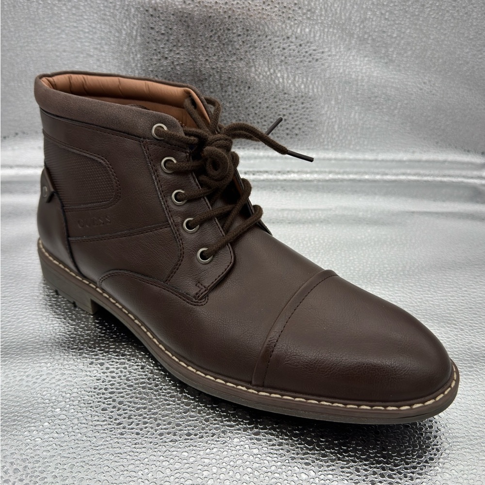 Guess Brown Leather Boots